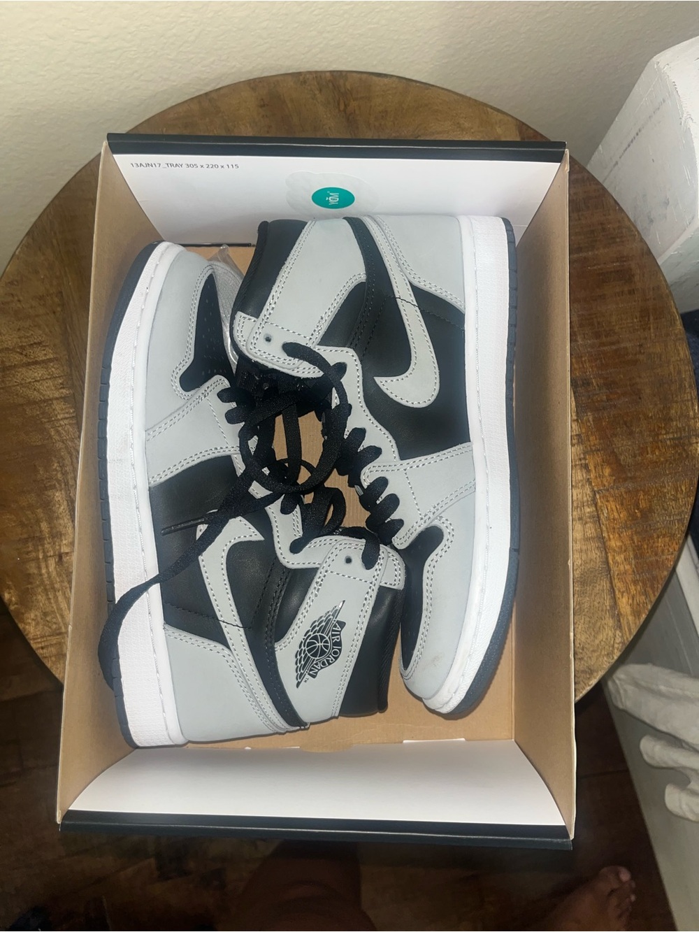 Jordan Men’s Athletic Shoes in Black and Gray